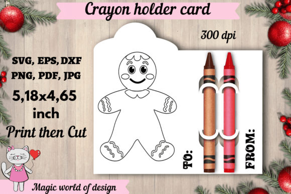 Cute Gingerbread Man Graphics for Crafts