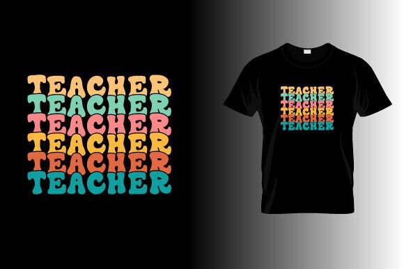 Groovy Teacher Graphics for Crafts Projects