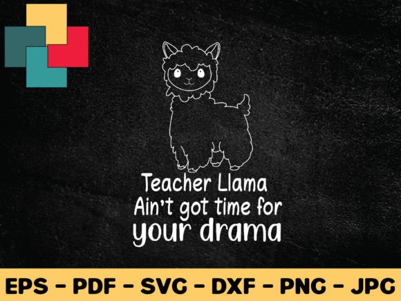 Llama Graphics for Fun Crafts