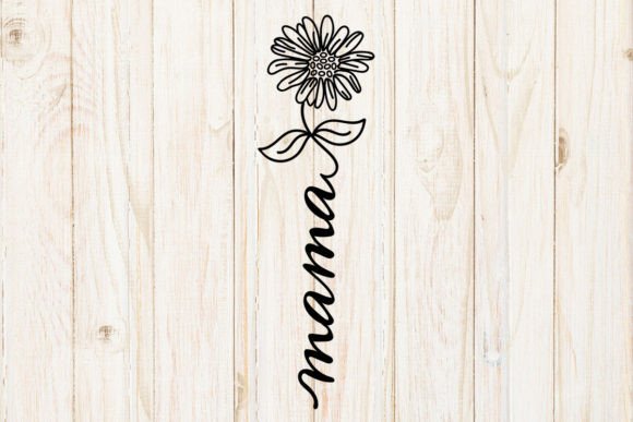 Mother Flower Svg: Graphics for Crafts