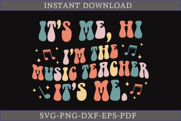 Music Teacher Graphics for Crafts