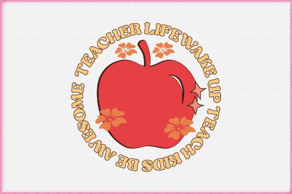Retro Apple Graphics for Crafts Branding