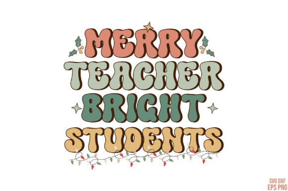 Retro Christmas Graphics for Crafts & Brands