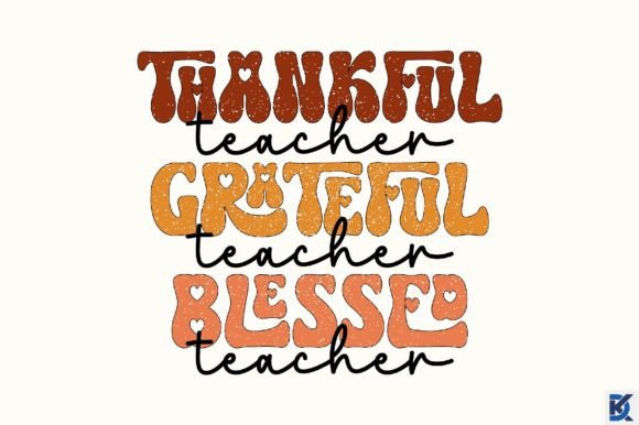 Retro Teacher Graphics for Crafts