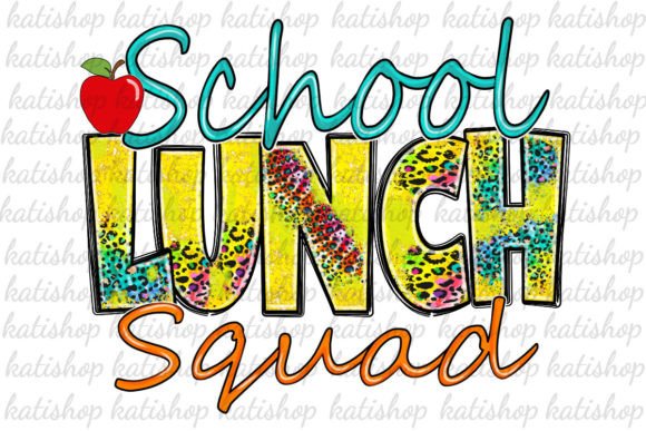School Lunch Squad Leopard: Graphics for Crafts