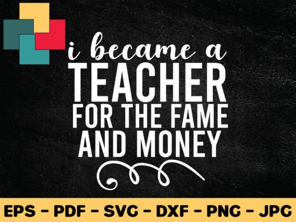 Teacher Fame Graphics for Crafts