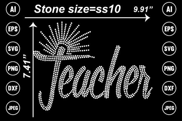 Teacher Rhinestone Design: Elevating Crafts & Graphics