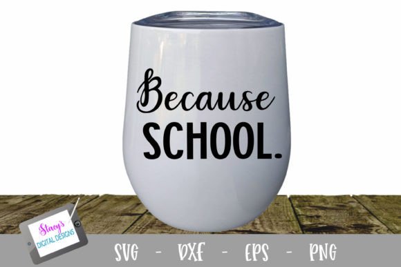 Wine Glass Graphics: Because School Crafts